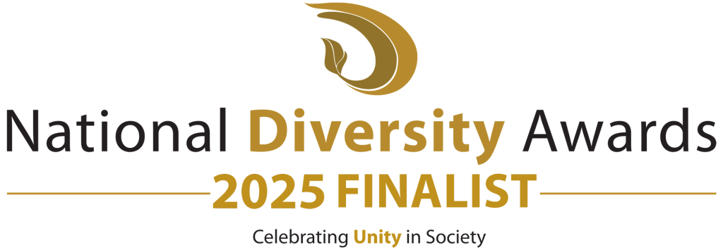 Logo featuring stylised text indicating 'Global Leaders Summit 2025' in gold and black.